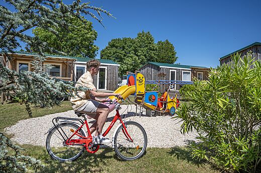 Kinderspeeltuin op camping CAPFUN Curty's in Jard sur Mer (85).