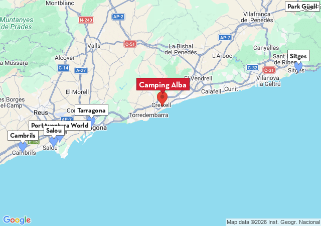 Kaart van te bezoeken steden