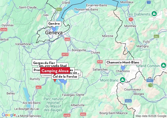 Kaart van te bezoeken steden