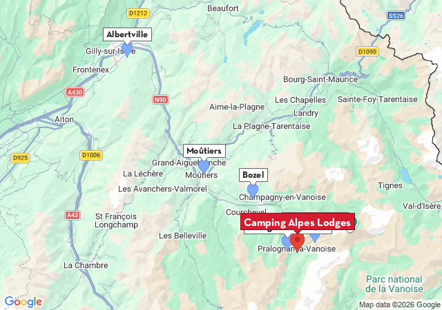 Kaart van te bezoeken steden