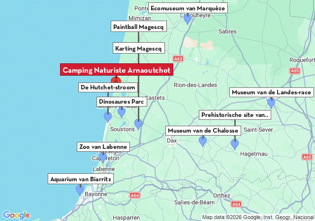 Kaart van te bezoeken steden