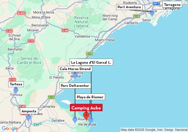 Kaart van te bezoeken steden