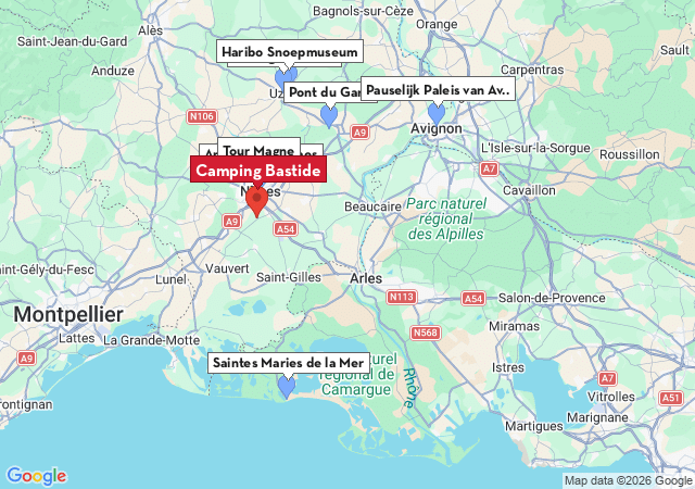 Kaart van te bezoeken steden