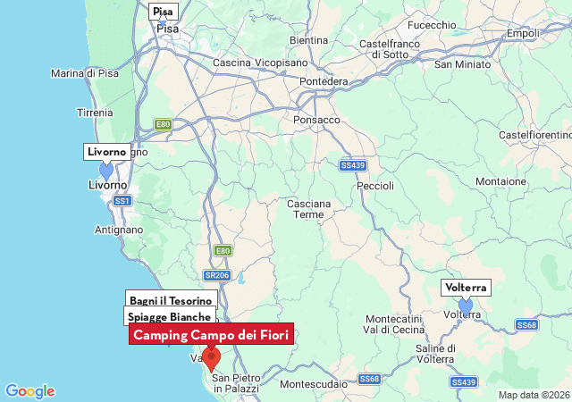 Kaart van te bezoeken steden