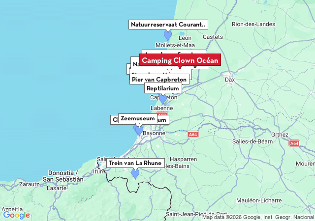 Kaart van te bezoeken steden