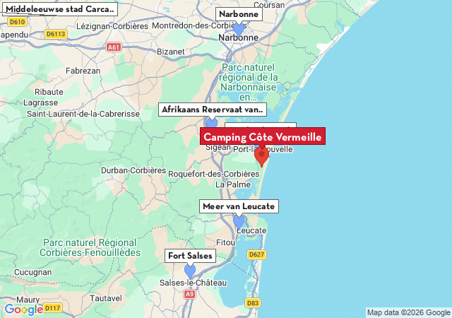 Kaart van te bezoeken steden