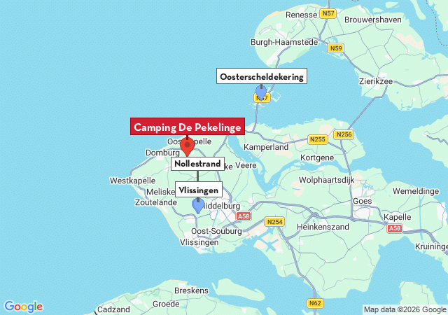 Kaart van te bezoeken steden