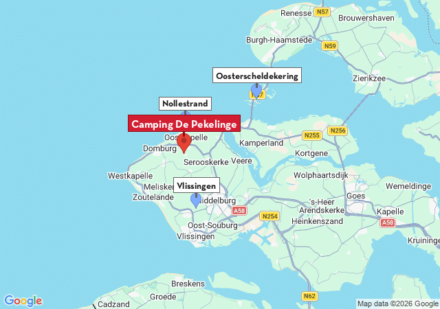 Kaart van te bezoeken steden