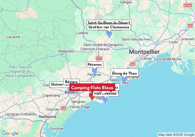 Kaart van te bezoeken steden