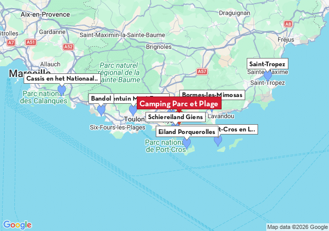 Kaart van te bezoeken steden