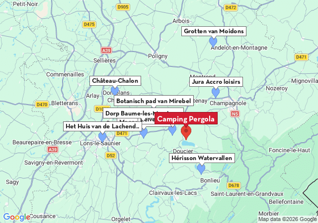 Kaart van te bezoeken steden