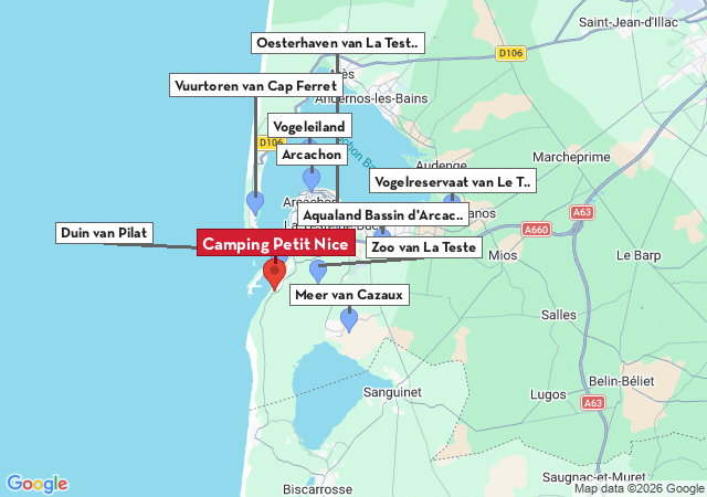 Kaart van te bezoeken steden