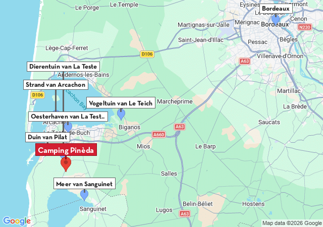 Kaart van te bezoeken steden