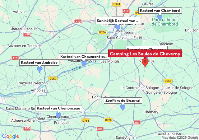 Kaart van te bezoeken steden