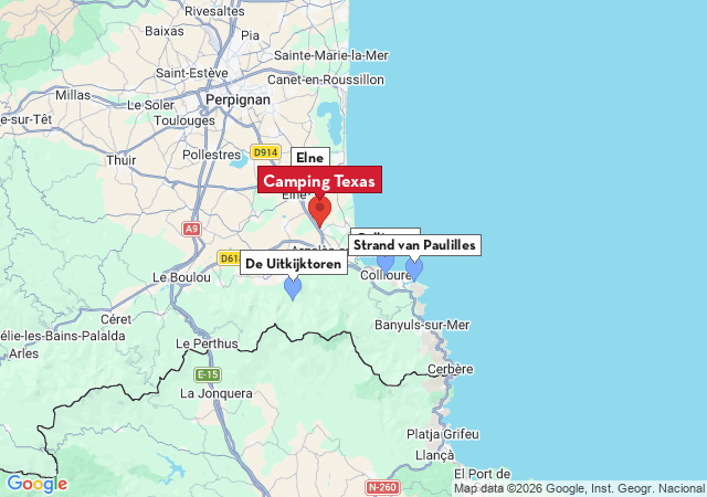 Kaart van te bezoeken steden