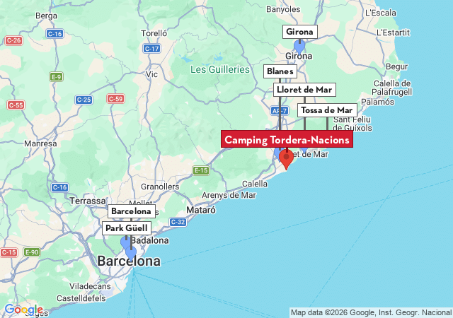 Kaart van te bezoeken steden