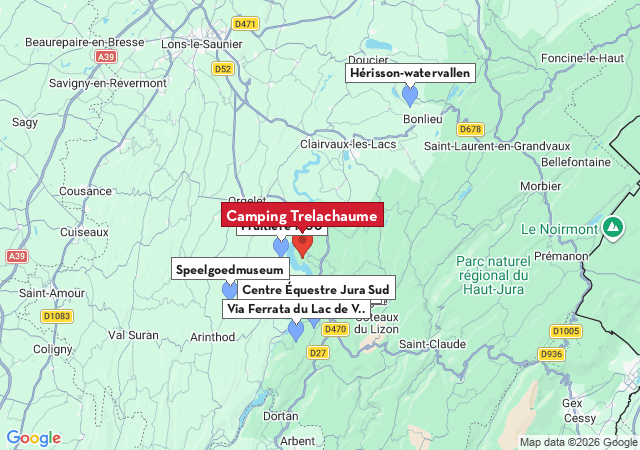 Kaart van te bezoeken steden