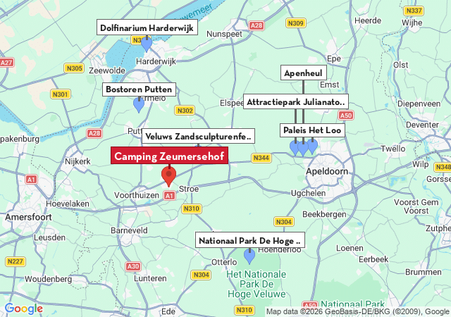 Kaart van te bezoeken steden