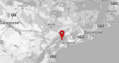 carte Camping prades