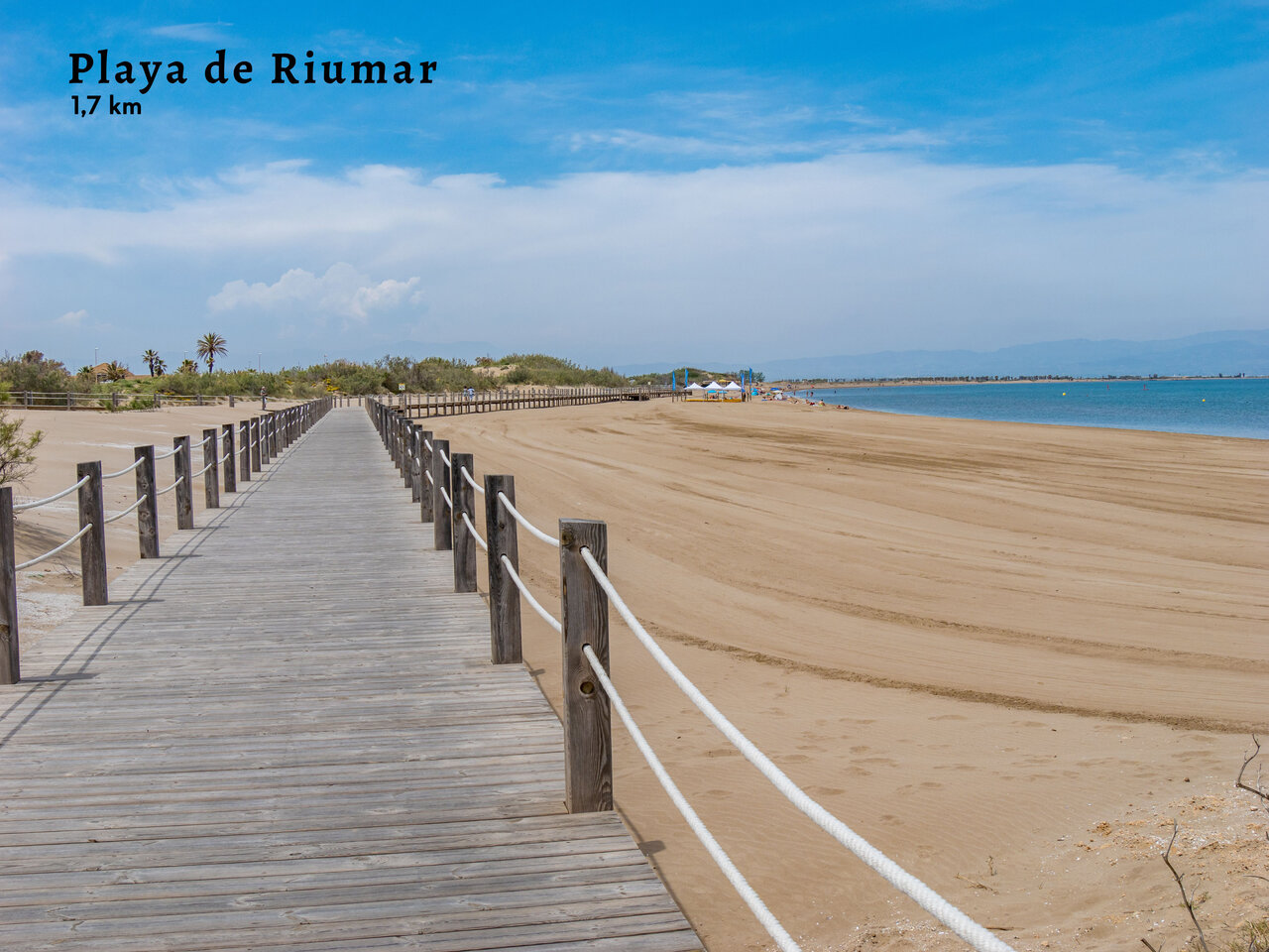 Playa de Riumar, prachtig zandstrand in Deltebre, Tarragona.