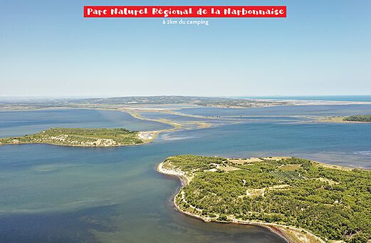Regionaal Natuurpark Narbonnaise, lagunes en kustlandschappen nabij Narbonne.