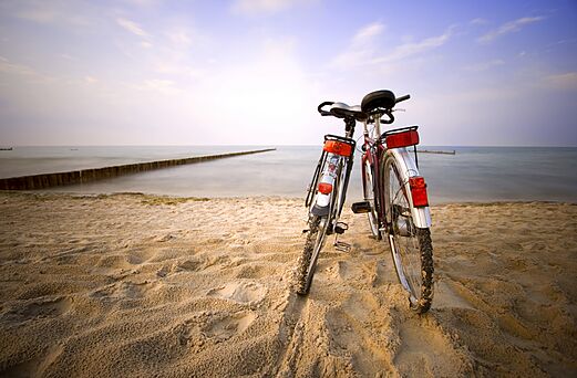 Fietsen strand camping VAGUES OCEANES Boudigau in LABENNE OCEAN (40).