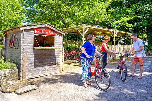 Fietsverhuur bij camping CAPFUN Breteche in Les Epesses (85).