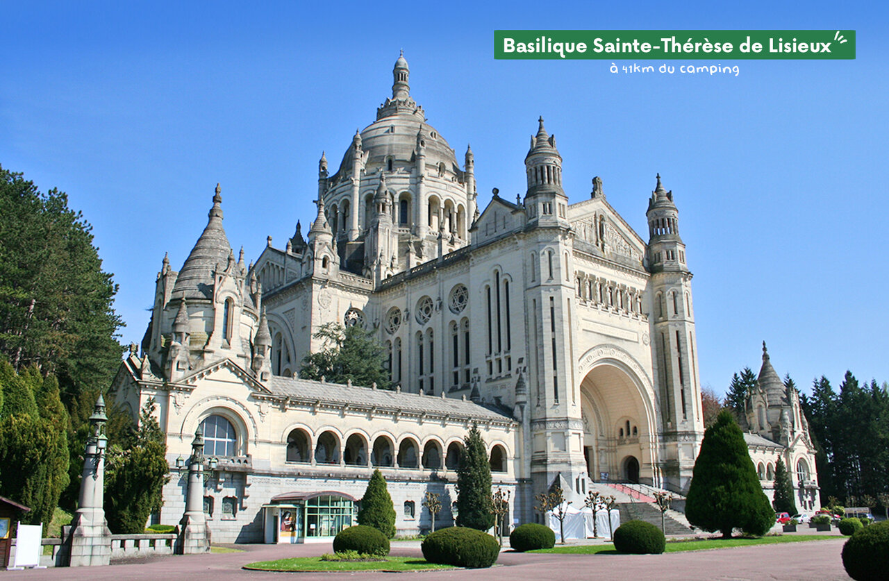 Basiliek Sainte-Th�r�se van Lisieux, religieus monument te bezoeken in Normandi�.