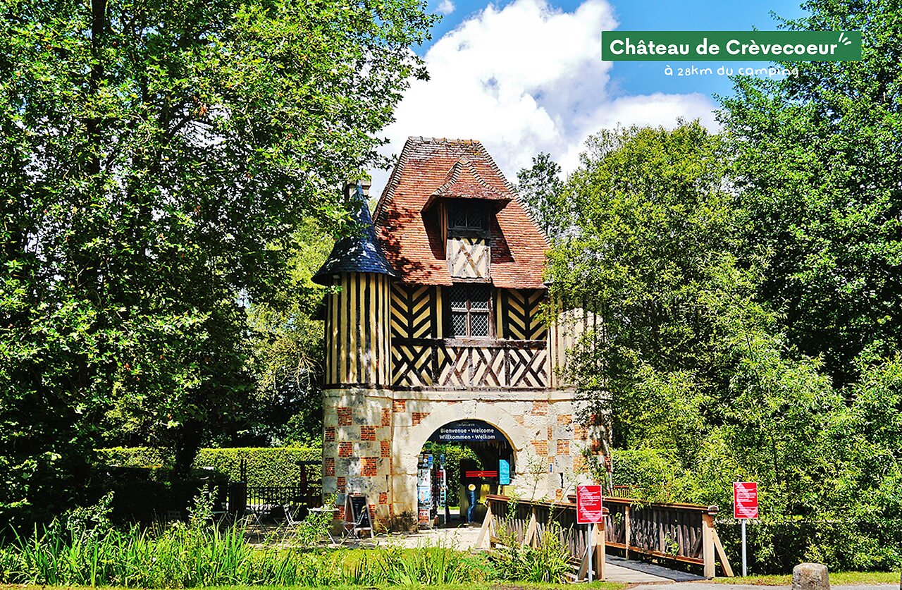 Normandische accommodatie op camping CLICOCHIC Brise de Cabourg in Varaville (14).