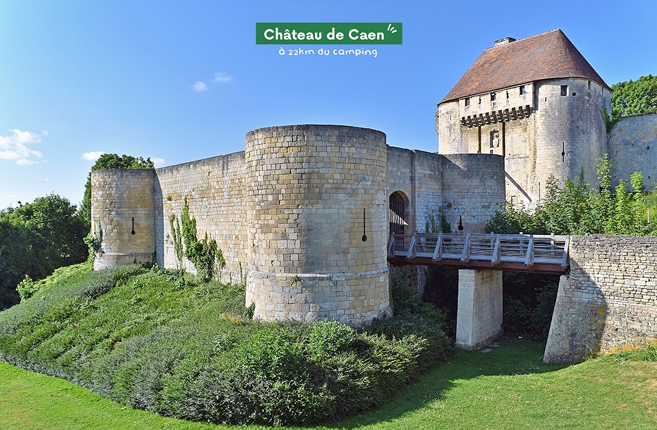 Kasteel van Caen, historisch monument te bezoeken in Normandi�, nabij Varaville.