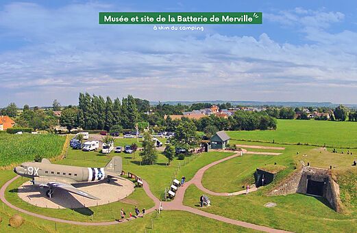 Museum en site van de Merville Batterij, historische plek te bezoeken in Normandi�.