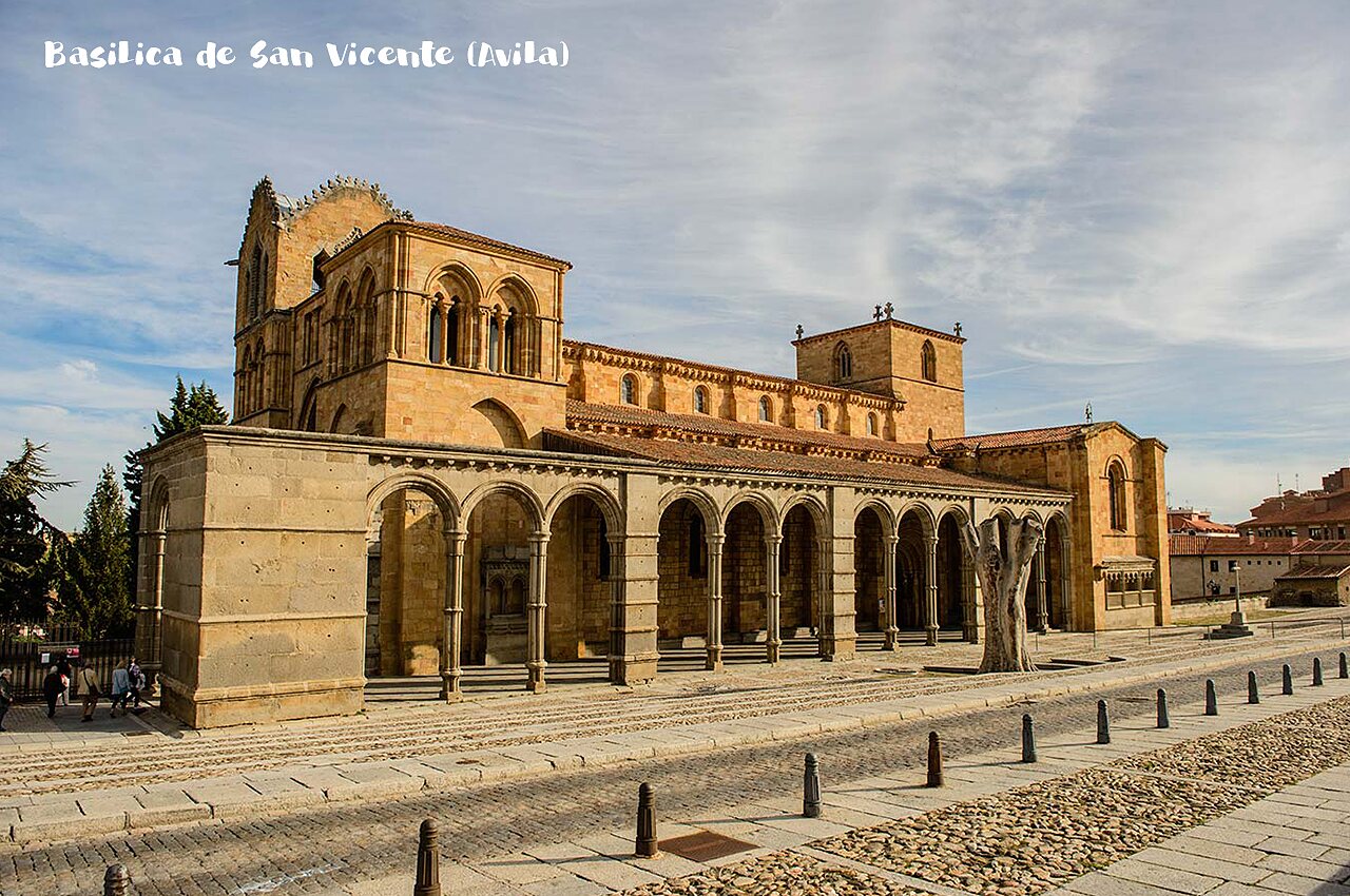 Basiliek van San Vicente, historisch monument te bezoeken in �vila, Castili�-Le�n.