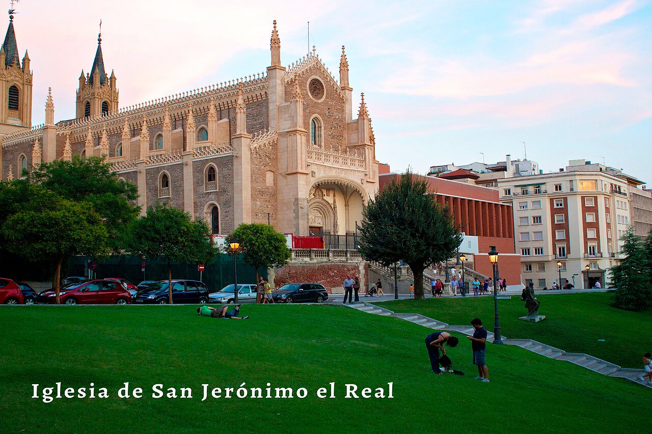 Kerk van San Jer�nimo el Real, historisch monument te bezoeken in Madrid.