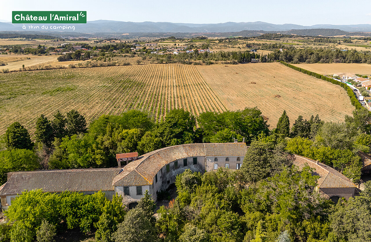 Kasteel l'Amiral, een historisch landgoed te bezoeken nabij Rustiques (11).