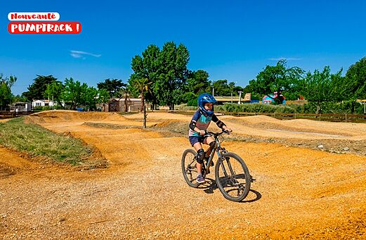 Pumptrack voor fietsen met kind CAPFUN C�te Vermeille, PORT LA NOUVELLE (11).