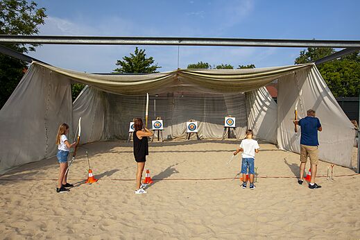 Boogschieten voor het hele gezin op camping CAPFUN De Pekelinge in Oostkapelle.