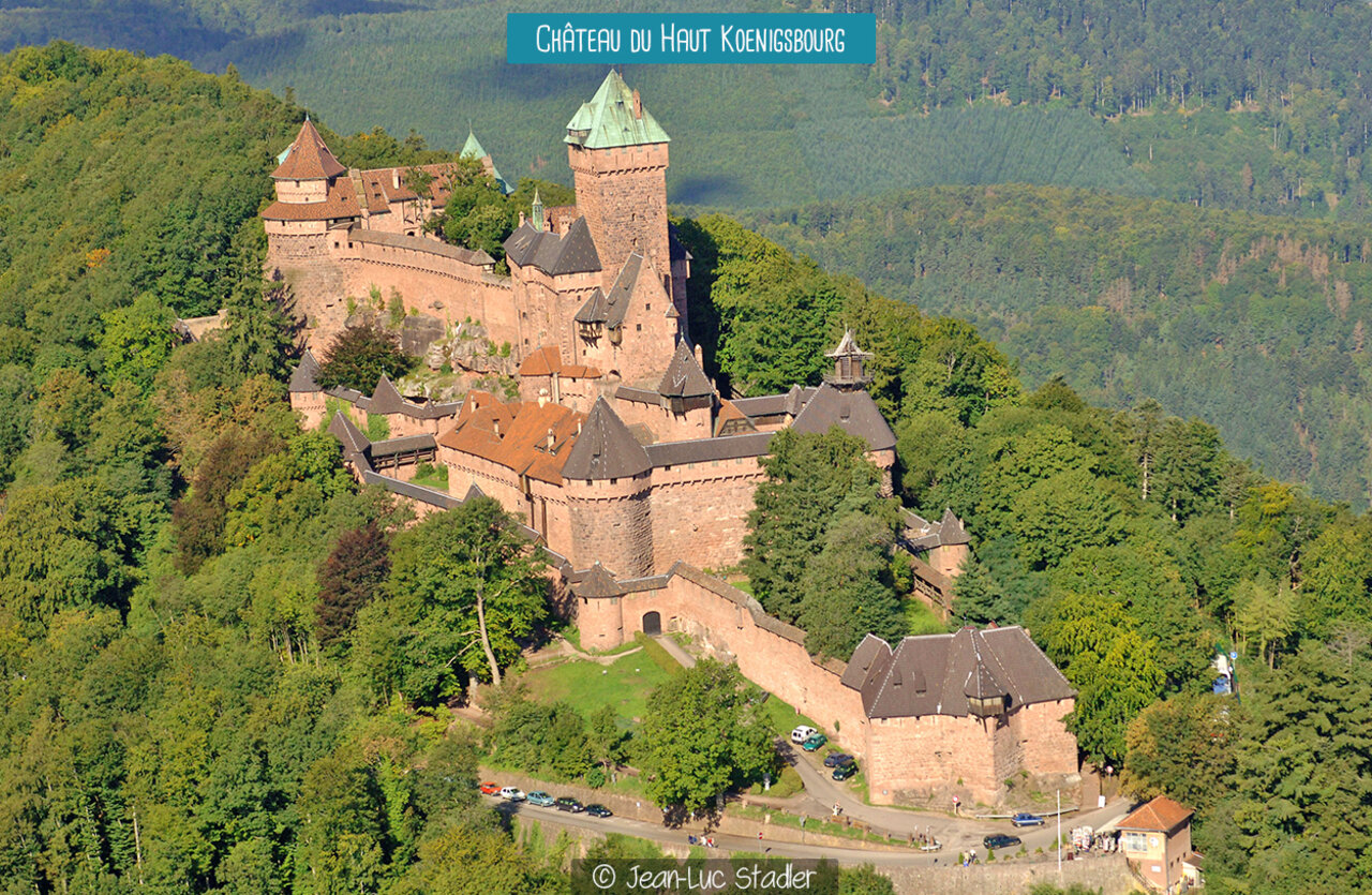 Kasteel Haut Koenigsbourg, majestueus historisch monument te ontdekken in de Elzas.