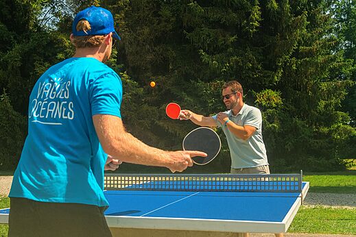 Tafeltennis op camping VAGUES OCEANES Lac d'Erstein in Erstein (67).