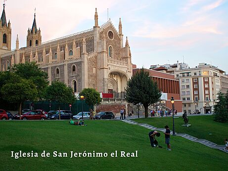 Kerk van San Jerónimo el Real, historisch monument te bezoeken in Madrid.