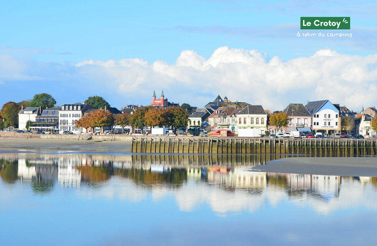 Le Crotoy, charmante havenstad in de Baai van de Somme om te bezoeken.