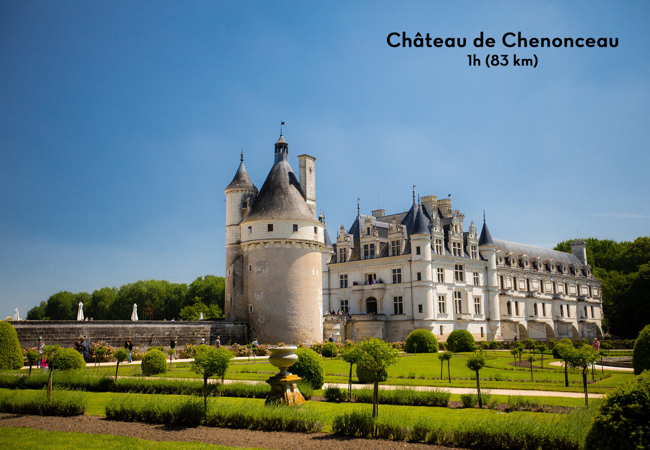 Kasteel van Chenonceau, historisch monument in de Loirevallei, nabij Su�vres.