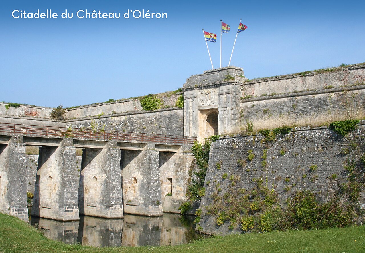 Citadel van Ch�teau d'Ol�ron, historische bezienswaardigheid nabij de camping.