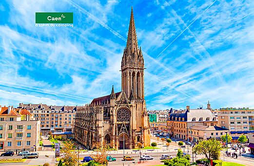 Kathedraal van Caen, historisch monument te bezoeken in Normandi�.