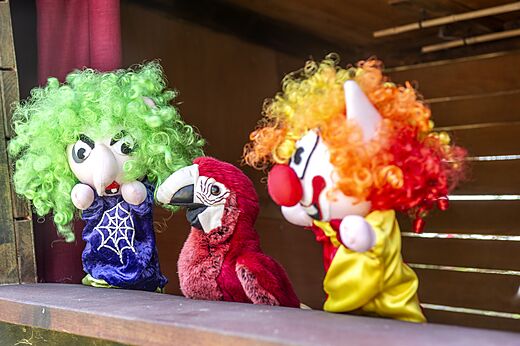 Poppenanimatie op camping CAPFUN Mael in ARGELES SUR MER (66).