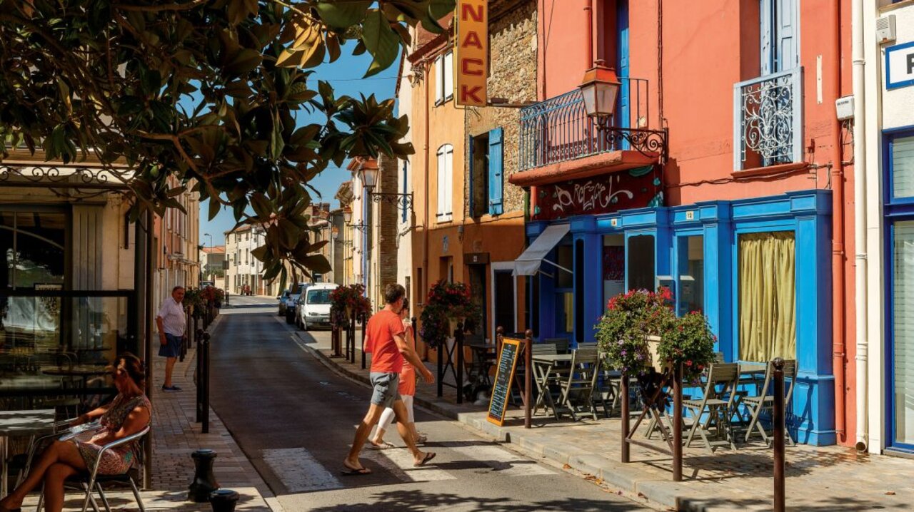 Snack-restaurant van camping VAGUES OCEANES Marinette in Ste Marie La Mer (66).