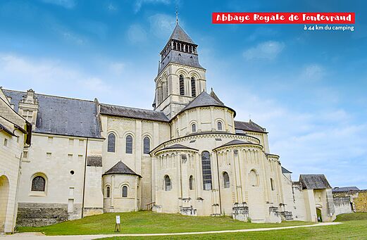 Koninklijke Abdij van Fontevraud, historisch monument te bezoeken nabij Saumur, Loirevallei.