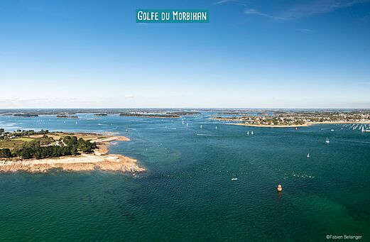 Golf van Morbihan, een prachtige plek om te bezoeken nabij de camping.