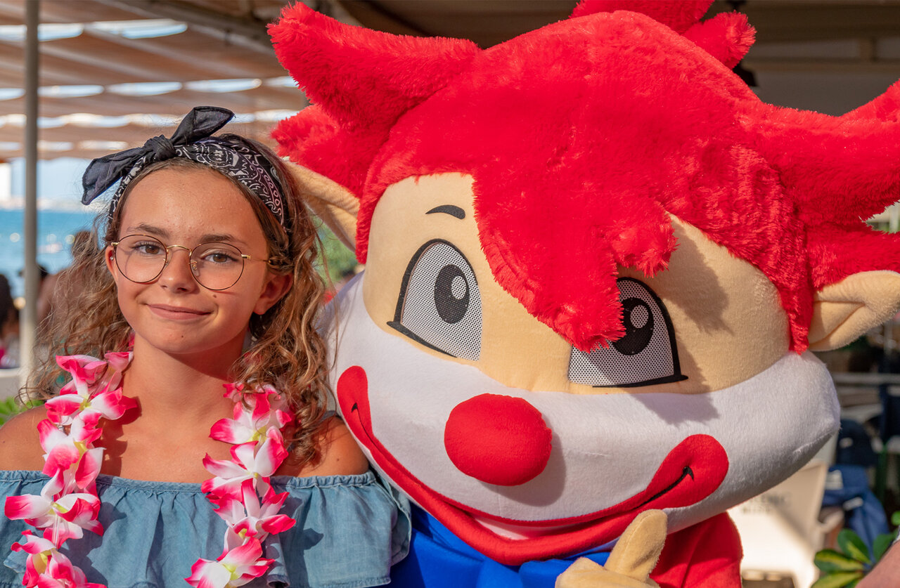 Animatie op camping CAPFUN Palais de Gaufrette in R�mering les Puttelange (57).