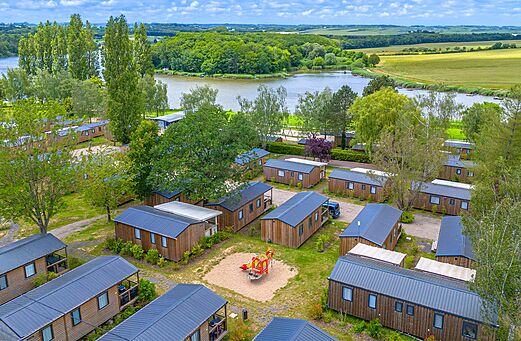 Stacaravans, meer op camping CAPFUN Palais de Gaufrette in Rémering les Puttelange.