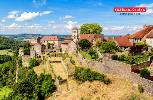 Château-Chalon, middeleeuws dorp in de Jura, absoluut te bezoeken.